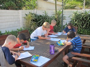 Grade 4 and 5 - teaching outside
